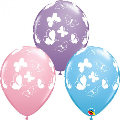 11 inch Butterfly Balloon with Helium and Hi Float
