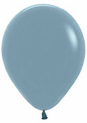 11 inch Pastel Dusk Blue Balloon with Helium and Hi Float