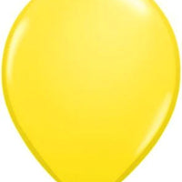 11 inch Qualatex Yellow Latex Balloons Not Inflated
