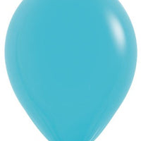 11 inch Sempertex Fashion Caribbean Blue Latex Balloons Helium HiFloat