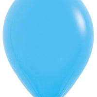 11 inch Sempertex Fashion Blue Latex Balloons with Helium Hi Float