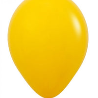 11 inch Sempertex Fashion Honey Yellow Latex Balloons Helium Hi Float