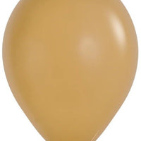 11 inch Sempertex Fashion Latte Latex Balloons with Helium Hi Float