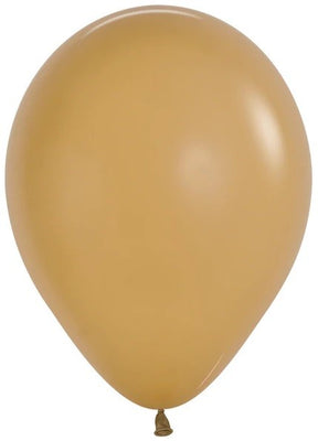 11 inch Sempertex Fashion Latte Latex Balloons with Helium Hi Float