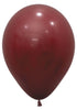 11 inch Sempertex Fashion Merlot Latex Balloons with Helium Hi Float