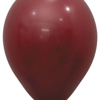 11 inch Sempertex Fashion Merlot Latex Balloons with Helium Hi Float