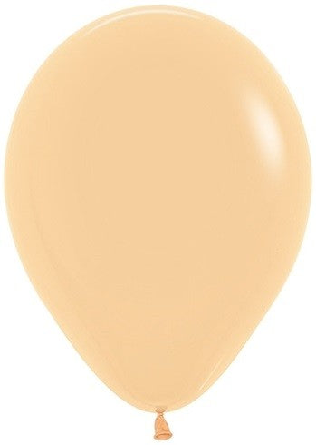 11 inch Sempertex Fashion Peach Blush with Helium and Hi Float