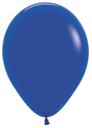 11 inch Sempertex Fashion Royal Blue Latex Balloons Helium Hi Float