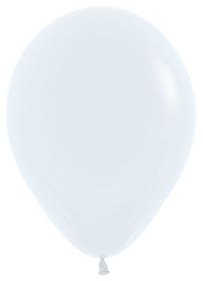 11 inch Sempertex Fashion White Latex Balloons Helium and Hi Float