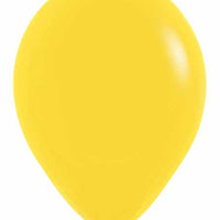 11 inch Sempertex Fashion Yellow Latex Balloons with Helium Hi Float