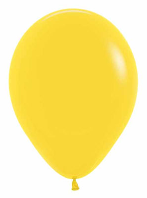 11 inch Sempertex Fashion Yellow Latex Balloons with Helium Hi Float