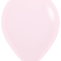 11 inch Sempertex Pastel Matte Pink Latex Balloons NOT INFLATED