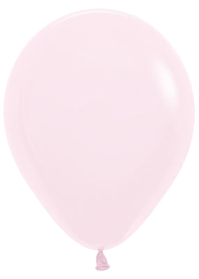 11 inch Sempertex Pastel Matte Pink Latex Balloons NOT INFLATED