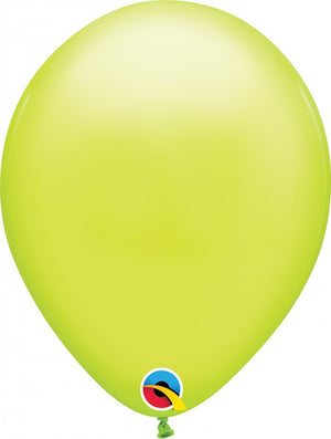 11 inch Qualatex Chartreuse Latex Balloons NOT INFLATED