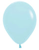 11 inch Sempertex Pastel Matte Blue Latex Balloons NOT INFLATED