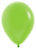 11 inch Sempertex Neon Green Latex Balloons with Helium and Hi Float