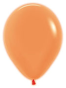 11 inch Sempertex Neon Orange Latex Balloons with Helium and Weight