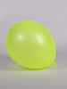 11 inch Sempetex Neon Yellow Latex Helium Balloon with Helium Hi Float