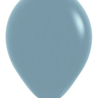 11 inch Sempertex Pastel Dusk Blue Latex Balloons NOT INFLATED