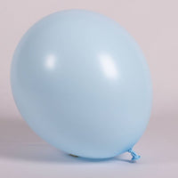 11 inch Sempertex Pastel Matte Blue Helium Balloons with Helium and Hi Float