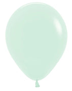 11 inch Sempertex Pastel Matte Green Latex Balloons NOT INFLATED