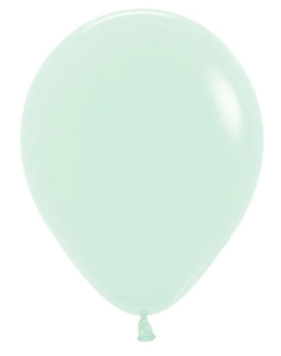 11 inch Sempertex Pastel Matte Green Latex Balloons Not Infalted
