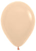 11 inch Sempertex Pastel Matte Malibu Peach Latex Balloons with Hi Float