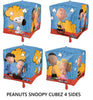 Peanuts Snoopy Cubez Birthday Balloons Bouquet with Helium Weight