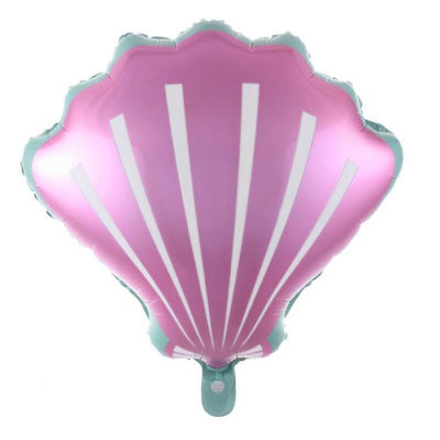 18 inch Seashell Pink Foil Balloon with Helium