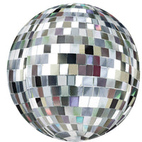 Retro Disco Ball Orbz Balloon with Helium