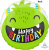18 inch Monsters Happy Birthday Foil Balloon with Helium