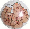 Cute Capybara Foil Balloon with Helium