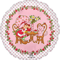 18 inch Strawberry Shortcake Foil Balloon with Helium