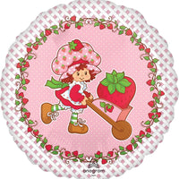 18 inch Strawberry Shortcake Foil Balloon with Helium
