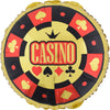 18 inch Casino Night Foil Balloons with Helium