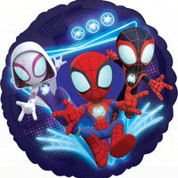 18 inch Spidey An His Amazing Friends Foil Balloons with Helium