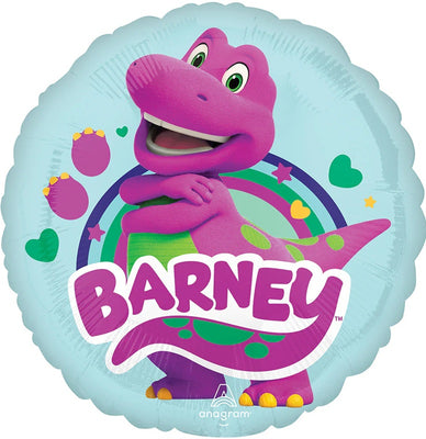 Barney Foil Birthday Balloons with Helium