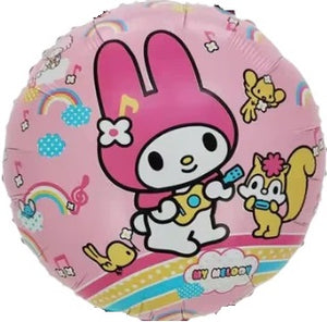 18 inch Cinnamoroll My Melody Foil Balloons with Helium