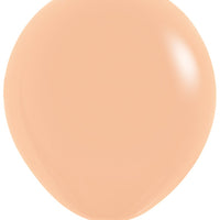 18 inch Sempertex Duluxe Peach Blush Latex Balloons Helium Hi Float