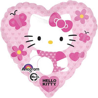 18 inch Hello Kitty Heart Birthday Foil Balloon with Helium