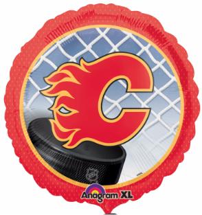 18 inch Hockey Calgary Flames Foil Balloons with Helium