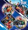Justice League Foil Birthday Balloons Set of 3 with Helium and Weight