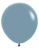 18 inch Sempertex Pastel Dusk Blue Latex Balloons Helium Hi Float