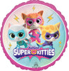 Super Kitties Birthday Foil Balloons with Helium