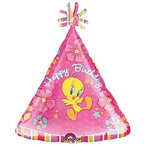 Tweety Bird Personalize Name Birthday Balloons with Helium