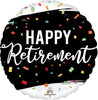 Officially Retired Happy Retirement Foil Balloons with Helium