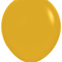 18 inch Sempertex Fashion Mustard Latex Balloons with Helium Hi Float