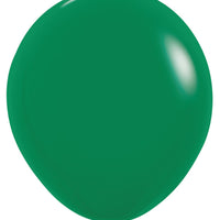 18 inch Sempertex Fashion Forest Green Laex Balloons Helium Hi Float