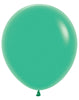 18 inch Sempertex Fashion Green Latex Balloons with Helium Hi Float