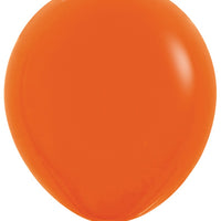 18 inch Sempertex Fashion Orange Latex Balloons with Helium Hi Float